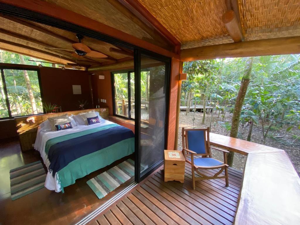 Banana Bamboo Ecolodge Ubatumirim Exterior photo