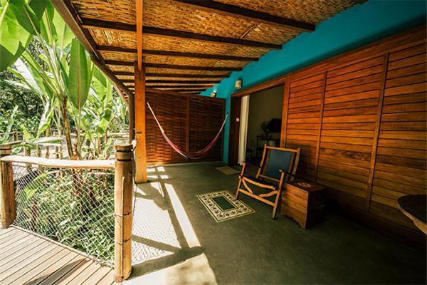 Banana Bamboo Ecolodge Ubatumirim Exterior photo